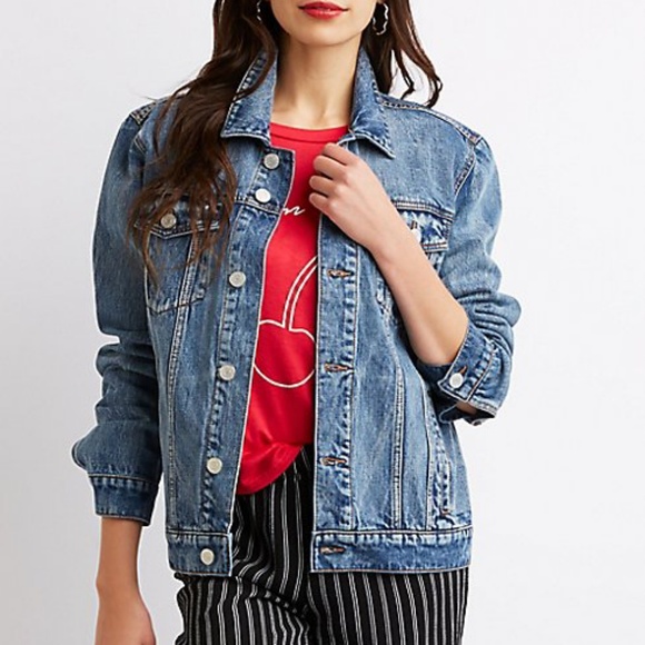 charlotte russe jean jacket